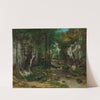 Le Ruisseau de Puits Noir by Gustave Courbet