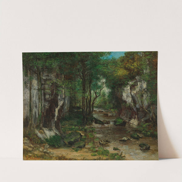 Le Ruisseau de Puits Noir by Gustave Courbet