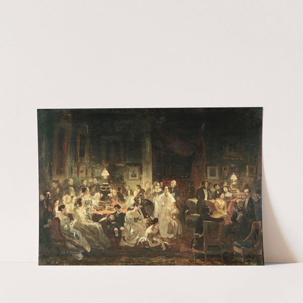 Le Salon de M. Irisson, le soir du 19 août 1839 by Prosper Lafaye