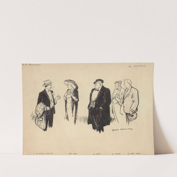 Le scandale (1909) by Yves Marevéry