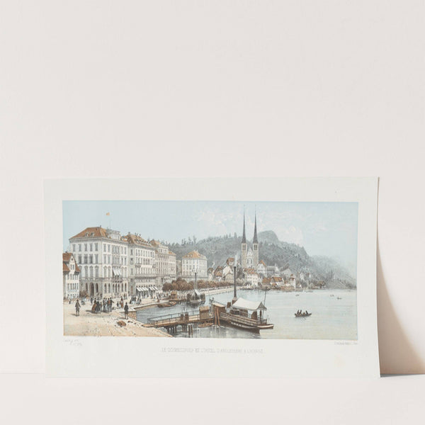 Le Schweizerhof et l’Hotel d’Angleterre a Lucerne by Jean Jacottet