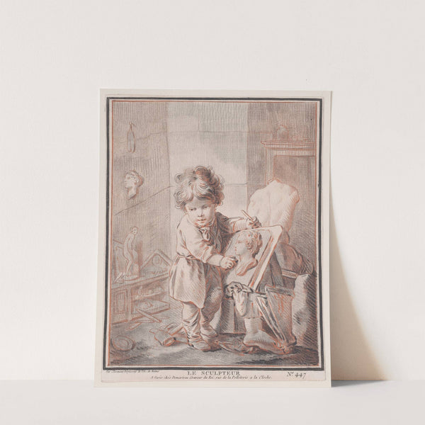 Le Sculpteur by Gilles Demarteau the Elder