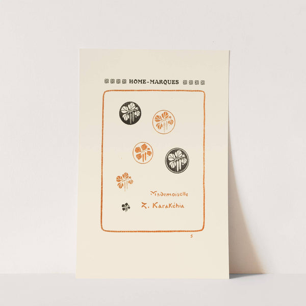 Le second livre des monogrammes, marques, cachets et es libris Pl.05 by George Auriol