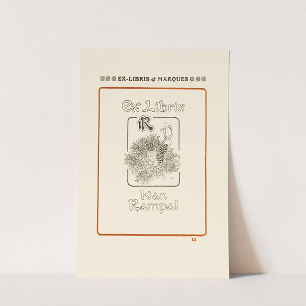 Le second livre des monogrammes, marques, cachets et es libris Pl.11 by George Auriol