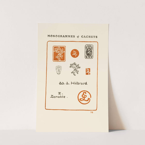 Le second livre des monogrammes, marques, cachets et es libris Pl.68 by George Auriol