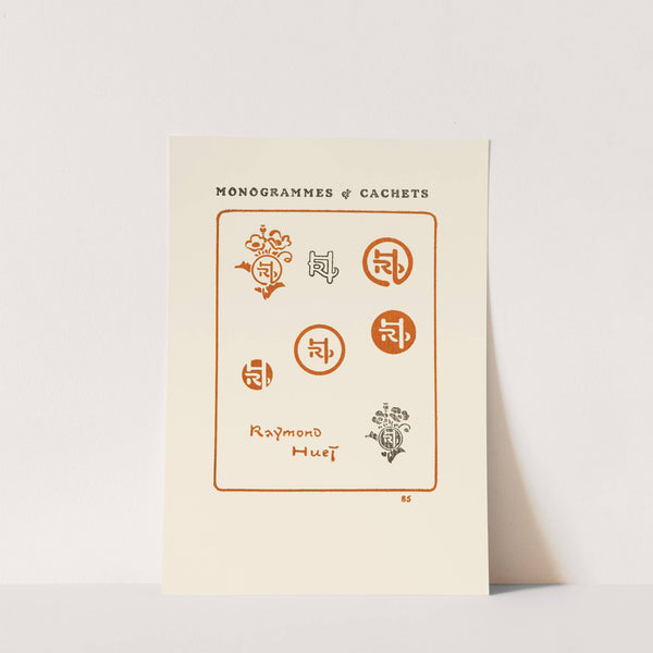 Le second livre des monogrammes, marques, cachets et es libris Pl.83 by George Auriol