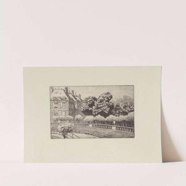 Le Sénat vu du Luxembourg (1893) by Félix Vallotton