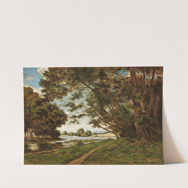 Le Sentier Au Près De La Rivière (1882) by Henri-Joseph Harpignies