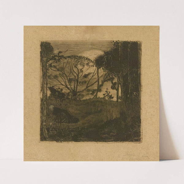 Le soir ou La glaneuse (1894) by Armand Seguin