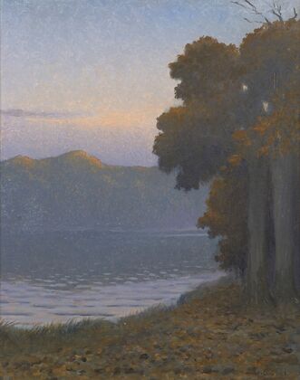 Le soir sur l’étang