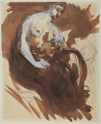 Le Sommeil, Femme assise