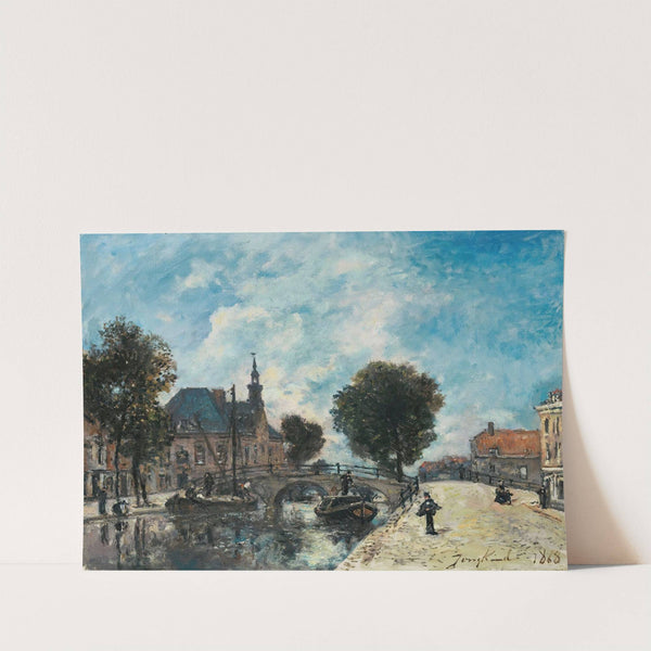 Le Spui À La Haye by Johan Barthold Jongkind