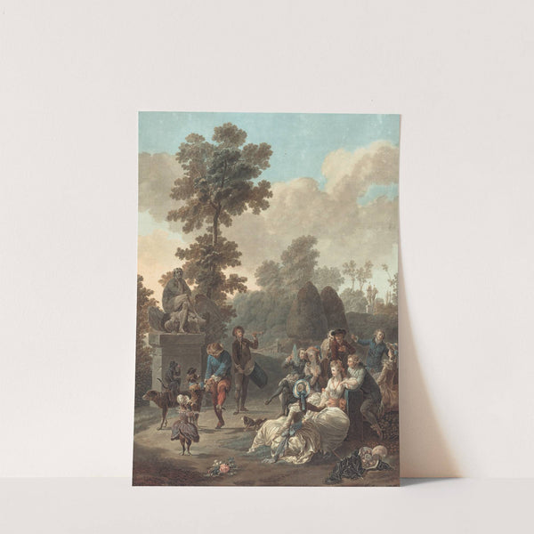 Le Tambourin by Charles-Melchior Descourtis