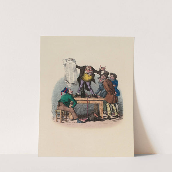 Le temps fera triompher le parti Mayeux by Charles-Joseph Traviès de Villers