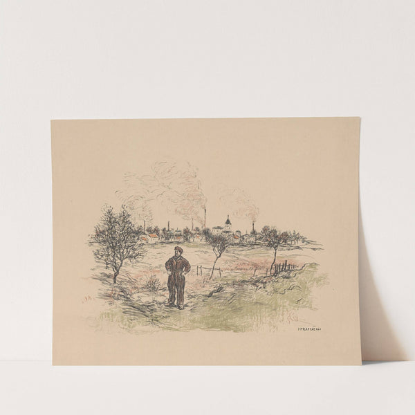 Le terrassier de la plaine Saint-Denis (1896) by Jean François Raffaëlli