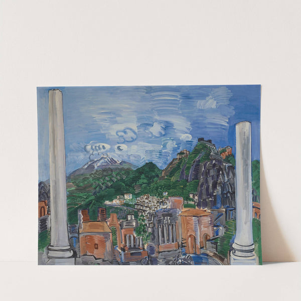 Le théâtre antique de Taormina (1923) by Raoul Dufy