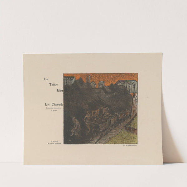 Le Théâtre Libre (Programme du 7me spectacle de la Saison 1892-1893) (1892-1893) by Henri-Gabriel Ibels