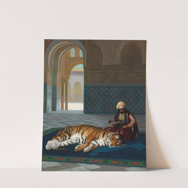 Le Tigre Et Le Gardien by Jean-Léon Gérôme
