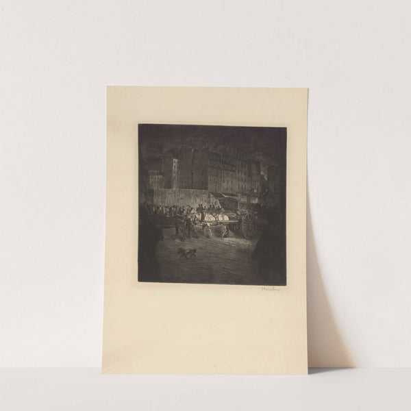 Le tombereau (1902) by Théophile Alexandre Steinlen