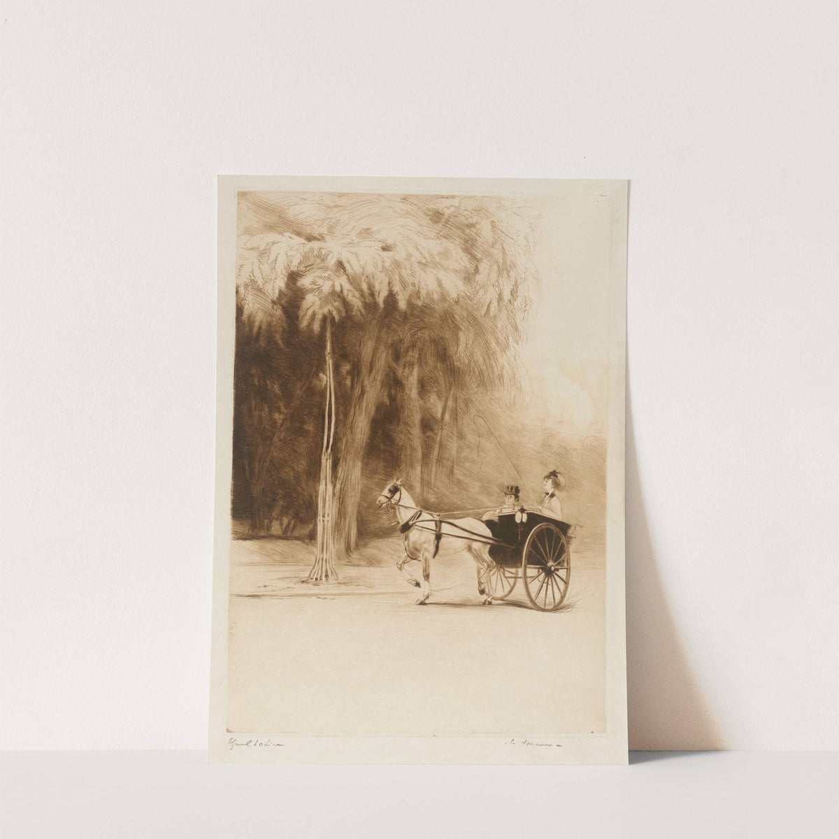Le tonneau (1907) by Edgar Chahine