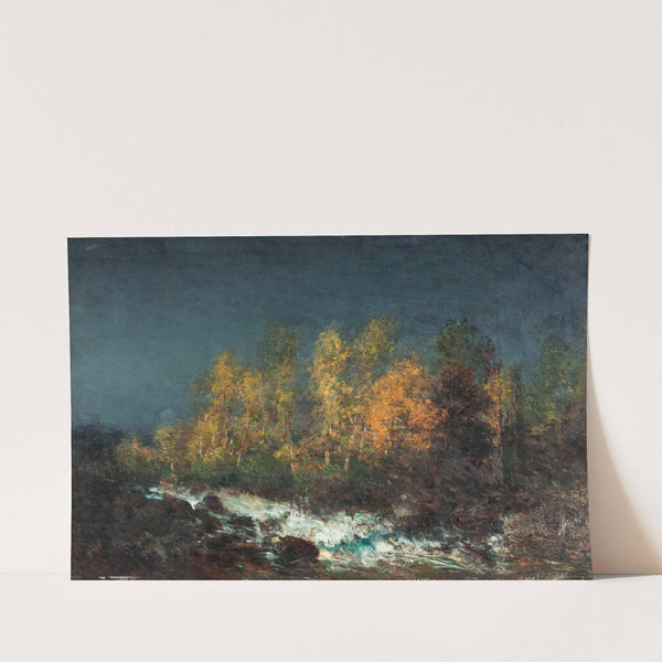 Le Torrent. Environs De Clermont-Ferrand (1870-1880) by Félix Ziem