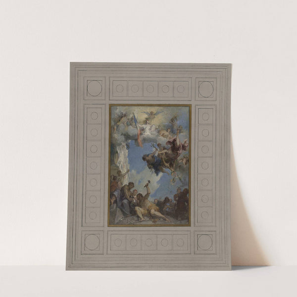 Le Travail sous l'égide de la République amène l'abondance et la prospérité by Henri Leopold Lévy