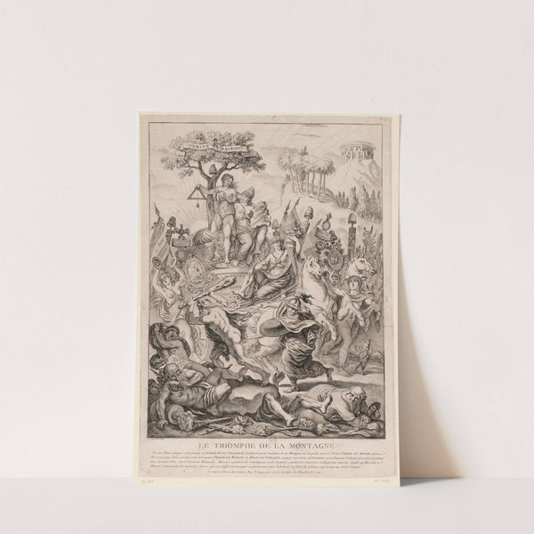 Le Triomphe de la montagne (1793) by Pierre Lelu