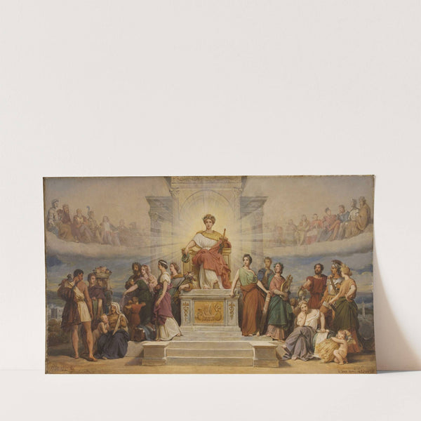 Le triomphe de la Ville de Paris (1842) by François-Edouard Picot