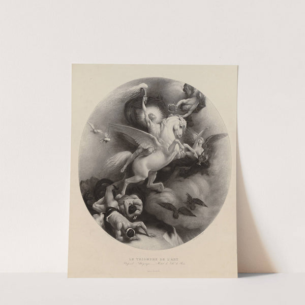 Le Triomphe de l’art. by Léon Bonnat