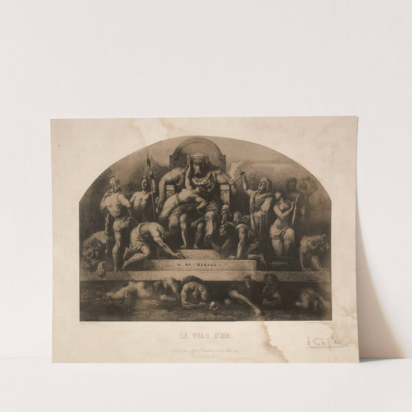 Le Veau d’or (1859) by François-Nicolas Chifflart