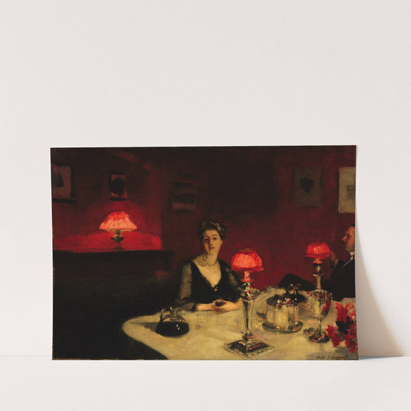 Le Verre De Porto (A Dinner Table At Night) by John Singer Sargent