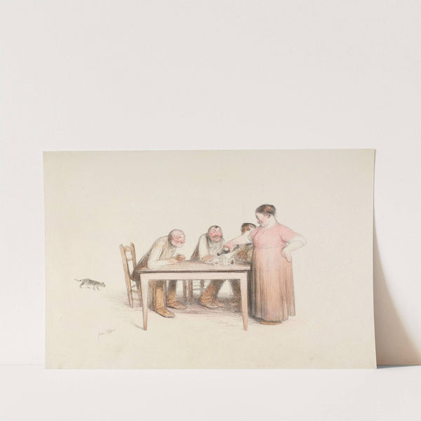 Le Verre de vin (1905) by Jean Veber