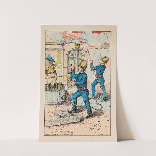 Le verseau Les pompiers de la commune (1871) by H. Nérac