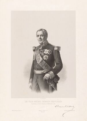 Le Vice-Amiral Romain Desfossés, Commandant en Chef de l’Escadre de la Méditerranée (1859)