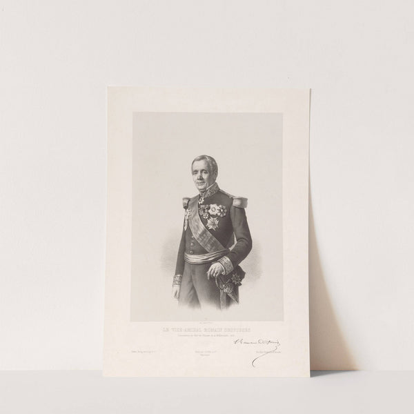 Le Vice-Amiral Romain Desfossés, Commandant en Chef de l’Escadre de la Méditerranée (1859) by Marie-Alexandre Alophe