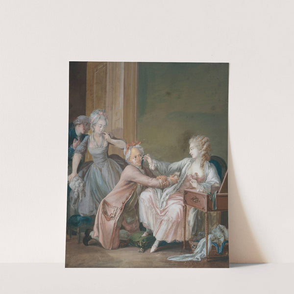 Le Vieillard fardé by Antoine Borel