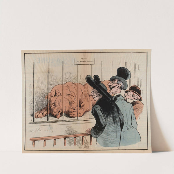 Le vieux captif (1879) by André Gill