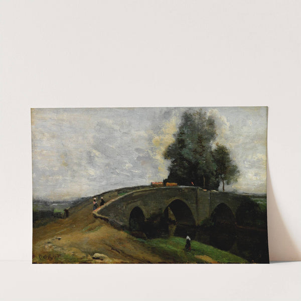 Le vieux pont by Jean-Baptiste-Camille Corot