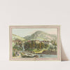 Le Village de Montreux. dessine depuis Crin by Pierre Samuel Louis Joyeux