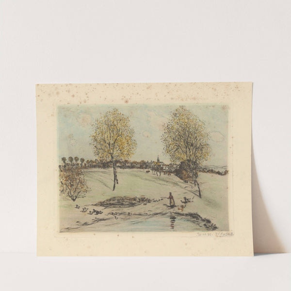 Le village sur la colline (1905) by Jean François Raffaëlli