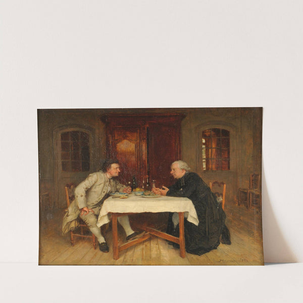 Le vin du curé (1860) by Ernest Meissonier