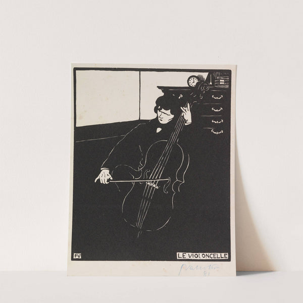 Le Violoncelle (Instruments de musique I) (1896) by Félix Vallotton