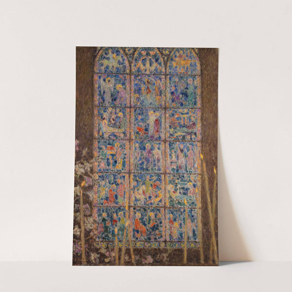 Le vitrail, Chartres by Henri Le Sidaner
