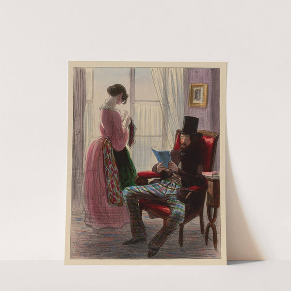 Le v’là. ote ton chapeau (1840) by Paul Gavarni