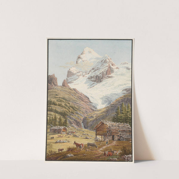 Le Wetterhorn by Jakob Samuel Weibel