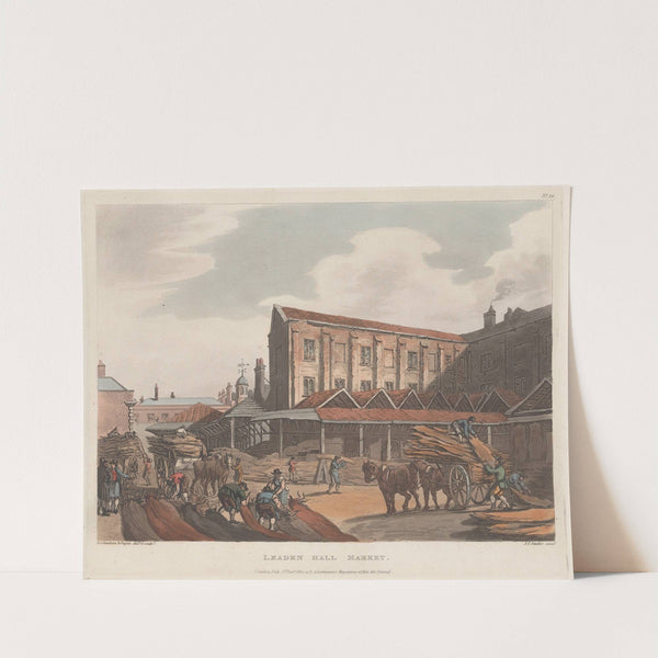 Leaden Hall Market (1809) by Thomas Rowlandson