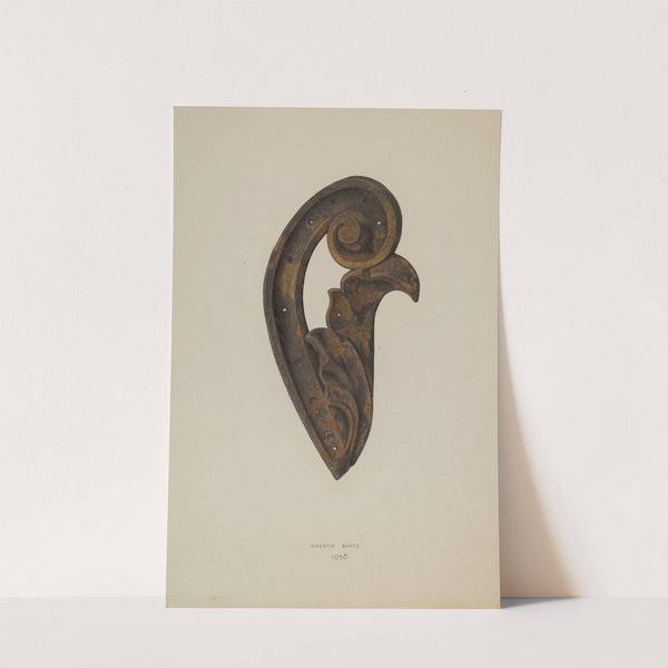 Leaf and Scroll by Eugene Bartz