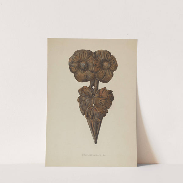 Leaf Finial by Albert Geuppert