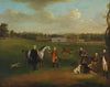 Leak Okeover, Rev. John Allen And Captain Chester At Okeover Hall, Staffordshire (1745 - 1747)