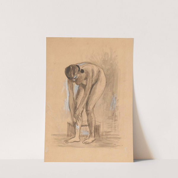 Leaning nude, I by Zygmunt Waliszewski